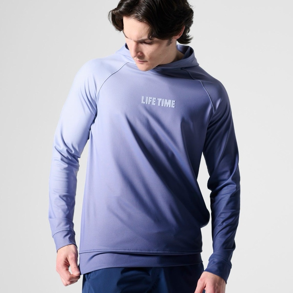 Life Time branded Ombré Blue Hoodie (Retails $115)